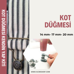 17 mm Kot Düğmesi - KlinkShop