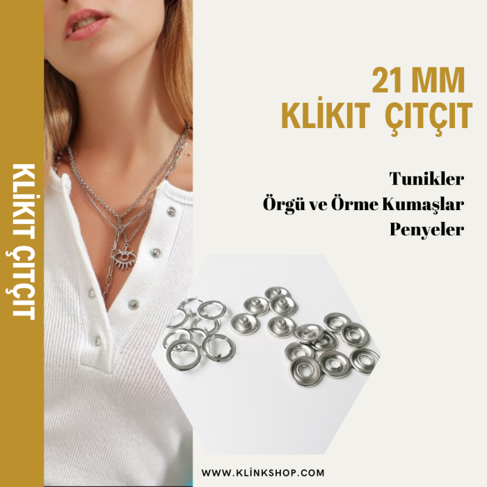 21 mm Klikıt Çıtçıt - 1