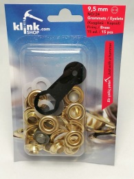 24 Numara Kuşgözü - 9,5 mm - GOLD ( ÜÇ ADET AL, DAHA AZ ÖDE) - 