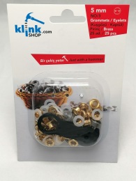 3 Numara Kuşgözü - 5 mm - GOLD ( ÜÇ ADET AL, DAHA AZ ÖDE) - 