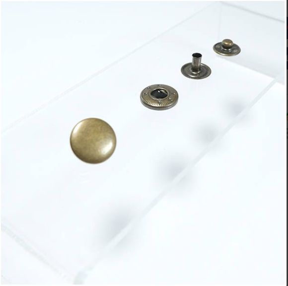 10 mm Ebatında 4 Farklı Metalik Renkli CÜZDAN Çıtçıtı - 4