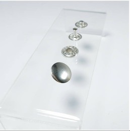 12,5 mm Ebatında 4 Farklı Metalik Renkli Çıtçıt - 6