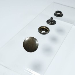 15 mm Ebatında 4 Farklı Metalik Renkli KALIN KUMAŞ Çıtçıtı - 4
