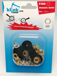 4 Numara Kuşgözü - 6 mm - GOLD ( ÜÇ ADET AL, DAHA AZ ÖDE) - 