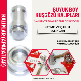 40 mm Kuşgözü ÇEKİÇ ile Kesme Kalıbı APARATI - KlinkShop