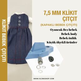7,5 mm Klikıt Bebek Çıtçıtı Malzeme Paketi - KlinkShop