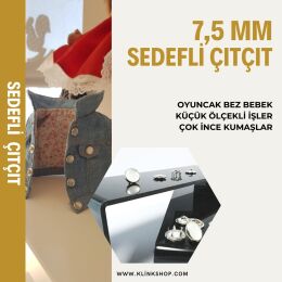 7,5 mm Sedefli Çıtçıt Malzeme Paketi - KlinkShop