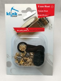 9 mm Rivet- TROK - GOLD ( ÜÇ ADET AL, DAHA AZ ÖDE) - 