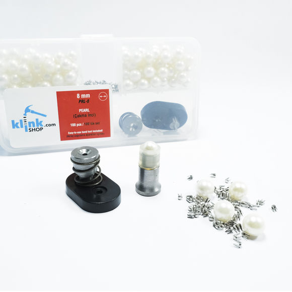 Çakma İnci Boncuk Ekru Kit - 4