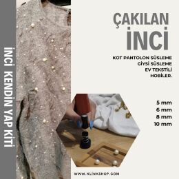 Gold Çakma İnci Boncuk / Aparatsız Malzeme Paketi - KlinkShop