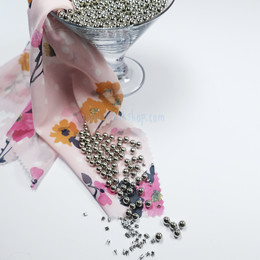 Gümüş Çakma İnci Boncuk / Aparatsız Malzeme Paketi - KlinkShop (1)