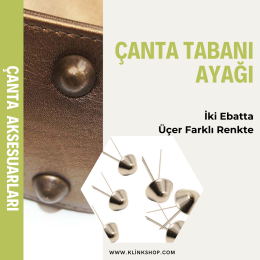 Çanta Tabanı Ayağı (kabara) Küçük - KlinkShop