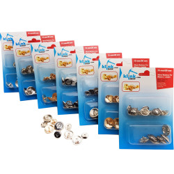 Çizgili Model Düğme (Sarı) - KlinkShop (1)
