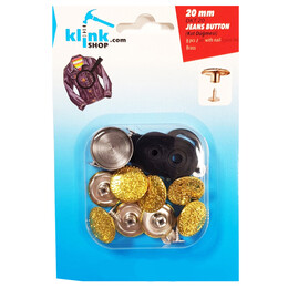 Altın Sarı Düğme ve Salopet Tokası Seti - KlinkShop