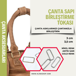 Çanta Sapı Birleştirme Tokası - Büyük (3,5 cm) - KlinkShop