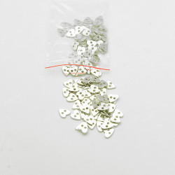 Düz Kalp Düğme - KlinkShop