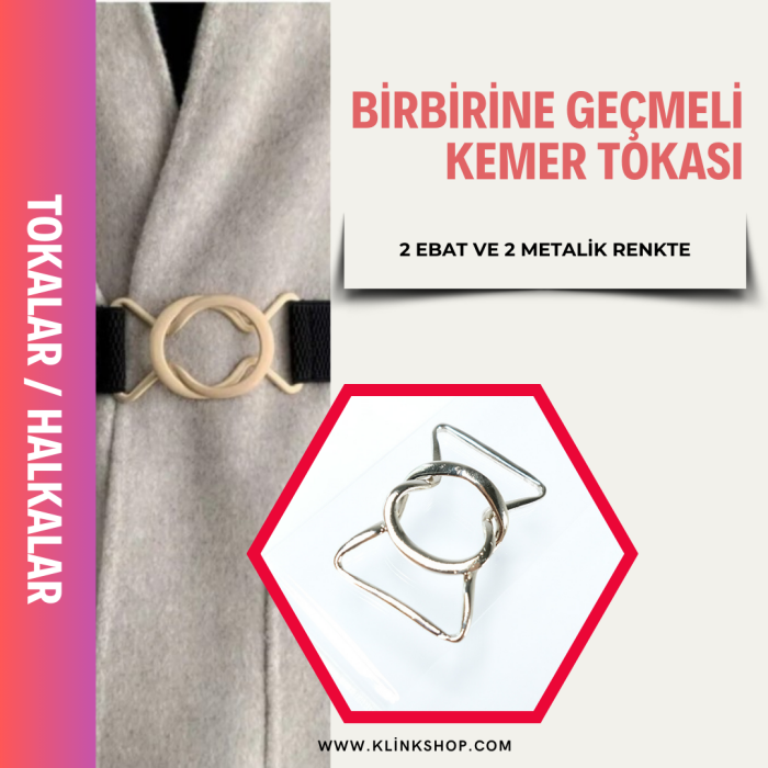 Geçmeli Kemer Tokası - Küçük - 1