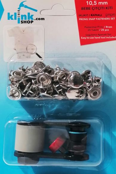 10,5 mm Kapaklı (Klikıt) Çıtçıt - 2