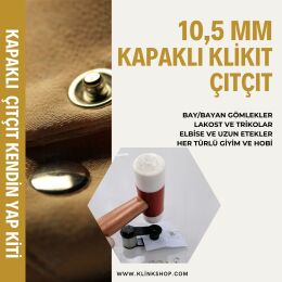 10,5 mm Kapaklı (Klikıt) Çıtçıt - KlinkShop