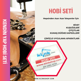 Karışık Ürünlü Hobi Seti - Çekiç ile Uygulamalı - KlinkShop