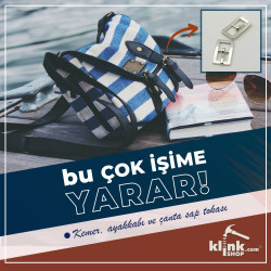 Kemer ve Çanta Askısı Tokası - Küçük - 5