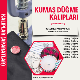 Kumaş Düğme Yapımı Tulumba Pres APARATLARI - KlinkShop