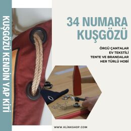 Perde ve Branda Tipi 28mm Büyük Kuşgözü - KlinkShop