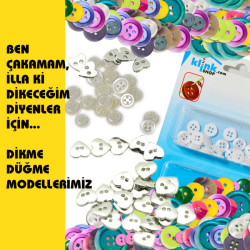 Polyester Gömlek Düğme Seti - KlinkShop (1)