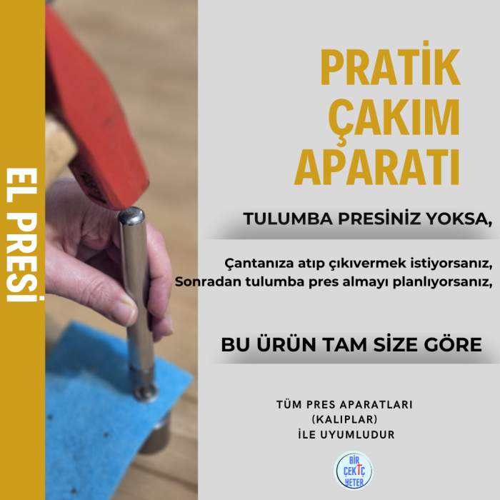 ELDE VURMA PRATİK KUŞGÖZÜ ÇITÇIT AKSESUAR ÇAKIM APARATI - 1