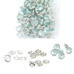 Renkli Sedefli Çıtçıtlar - 9,5 mm Aparatsız Malzeme Paketi - KlinkShop