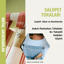 Salopet (Bahçıvan) Pantolon Ve Etek Askı Tokası - Büyük - KlinkShop