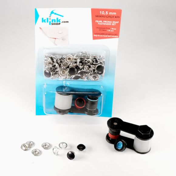 10,5 mm Renkli Sedefli Çıtçıtlar - 5
