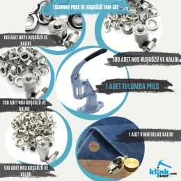 Tulumba Presli Kuşgözü Tam Set - KlinkShop